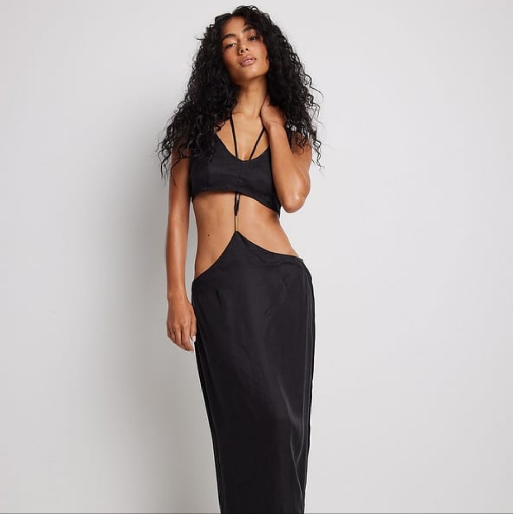 Strappy Metal Detail Dress